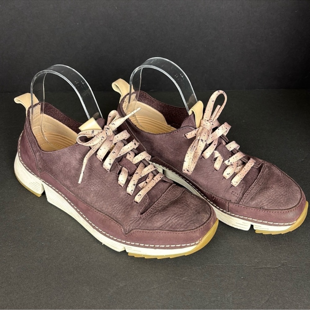 Clarks 'Tri Spark' Trigenic Sneakers Women's Size 8 Poppy/Purple/Eggplant